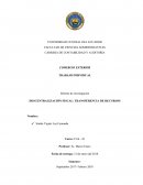 DESCENTRALIZACIÓN FISCAL: TRANSFERENCIA DE RECURSOS