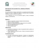 METODOS DE APLICACIÓN DE O2, AEROSOLOTERAPIA