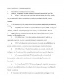 Evaluación del comportamiento