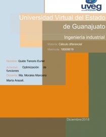 Optimizacion de funciones. Página 1