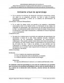 Ambiente Virtual de Aprendizaje