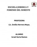 ESCUELA JURIDICA Y FORENSE DEL SURESTE