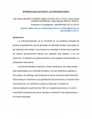 INTERNACIONALIZACION DE LAS ORGANIZACIONES