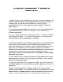 LA CRISIS DE LA MODERNIDAD Y EL FENOMEO DE GLOBALIZACION