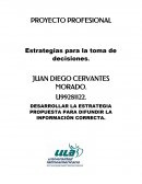 Estrategia de la toma de decisiones