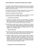 TIPOS DE EMPRESAS Y SOCIEDADES ECONÓMICAS EN COLOMBIA