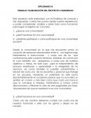 TRABAJO: ELABORACIÓN DEL PROYECTO COMUNIDAD