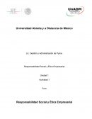 Responsabilidad social y ética empresarial