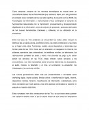 Tecnologías de Información y Comunicación (Tics)