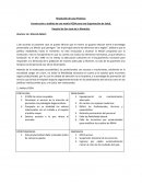 Resolución de caso Práctico: Construcción y análisis de una matriz FODA para una Organización de Salud