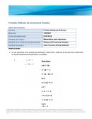 Sistema de Ecuaciones lineales . Matemáticas para Ingenieros