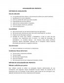 LOCALIZACIÓN DEL PROYECTO CRITERIOS DE LOCALIZACIÓN