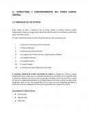 ESTRUCTURA Y FUNCIONAMIENTO DEL PODER JUDICAL FEDERAL