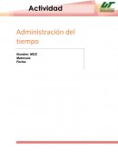 Administración del tiempo. MGS