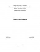 Marco económico y financiero . Comercio Internacional