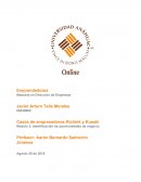 Casos de emprenedores Kichink y Kueski