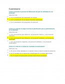 Cuestionario Presupesto