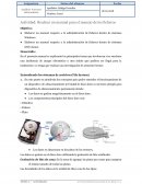 Actividad: Realizar un manual para el manejo de los ficheros