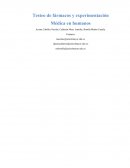 Testeo de fármacos y experimentación. Médica en humanos