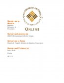 Análisis de Estados Financieros