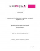 CONTABILIDAD ELABORAR REPORTE. REGISTRÓ DE OPERACIONES CONTABLES