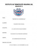 REPORTE FORO DE ITAG