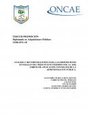 Análisis Disposiciones General de Presupuesto Honduras 2018, Contratación Pública