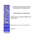 Análisis, criticas y aportación al código de ética para enfermeras