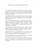 Modernidad y posmodernidad en América latina