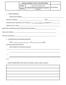 FORMATO DE REPORTE DE ACCIDENTES LABORALES