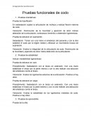Pruebas funcionales de codo