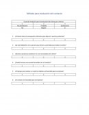 Metodo para la evaluación de un contacto