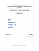 Aspectos conceptuales del conocimiento