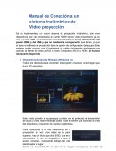 Manual de Conexión a un sistema Inalámbrico de Video proyección