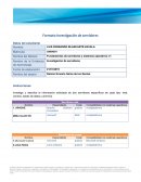 Investigación de servidor