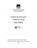 Cadena de valor. Banco Falabella