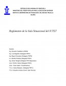Reglamento de la Sala Situacional del IUTET
