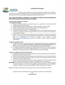 Procedimiento de pagos. Página 1