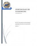 Portafolio de evidencias Informatica