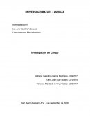 Descentralización y centralización investigacion de campo