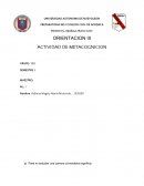 Actividad de Metacognicion orientacion 3