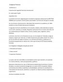 Evolución de la agenda financiera internacional