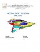 Geopolítica y recursos naturales: estrategias para la integración y desarrollo en Venezuela