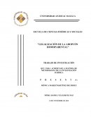 Legalización de la adopcón homoparental