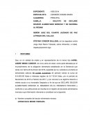 SOLICITO SE DECLARE DEUDOR ALIMENTARIO MOROSO Y SE INSCRIBA AL REDAM