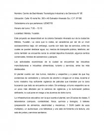 Subsistema a la que pertenece: UEMSTIS. Página 1