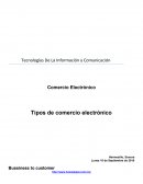 Tecnologías De La Información y Comunicación . Comercio Electrónico