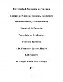 Portafolio de Evidencias Filosofía Jurídica
