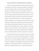 El gran reto del siglo XXI: La transformación luego de la crisis financiera