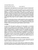 ¿Qué significante se le puede asignar al Derecho Constitucional?